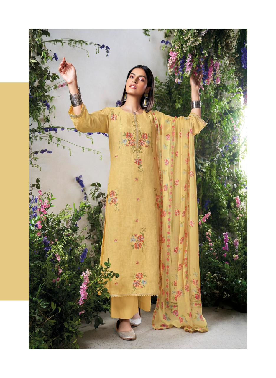 Shelah Ganga Linen Plazzo Style Suits