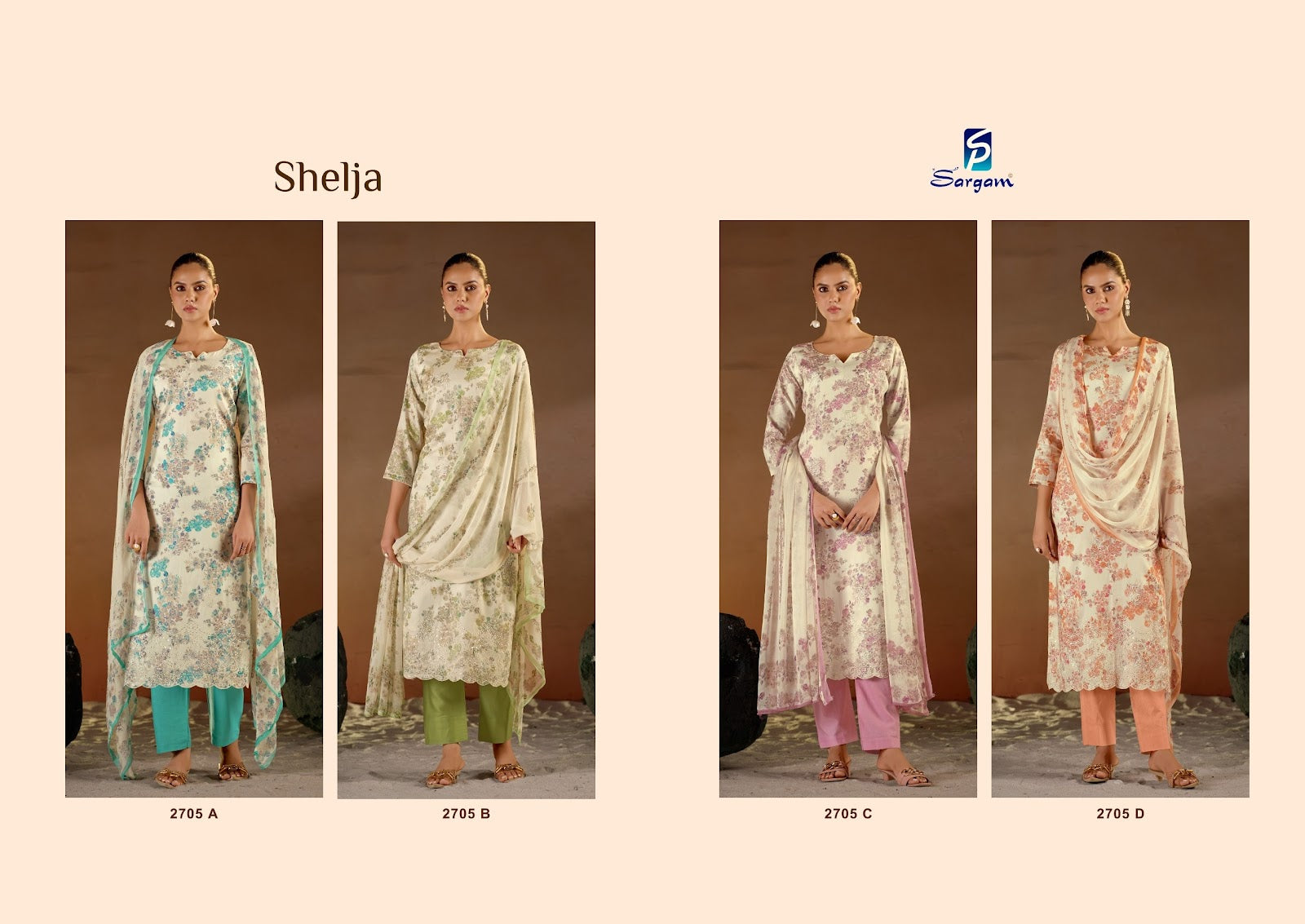 Shelja Sargam Prints Pure Jam Pant Style Suits Wholesale Rate