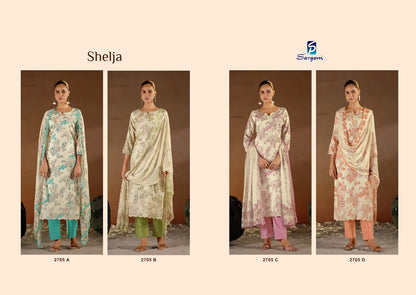 Shelja Sargam Prints Pure Jam Pant Style Suits Wholesale Rate