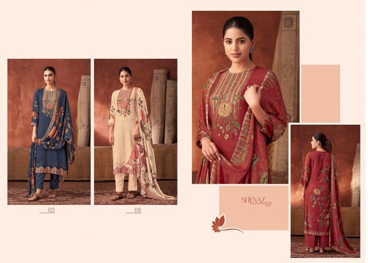 Shenaz Sahiba Twill Plazzo Style Suits Exporter