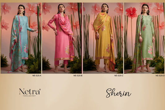 Sherin Netra Modal Pant Style Suits Exporter