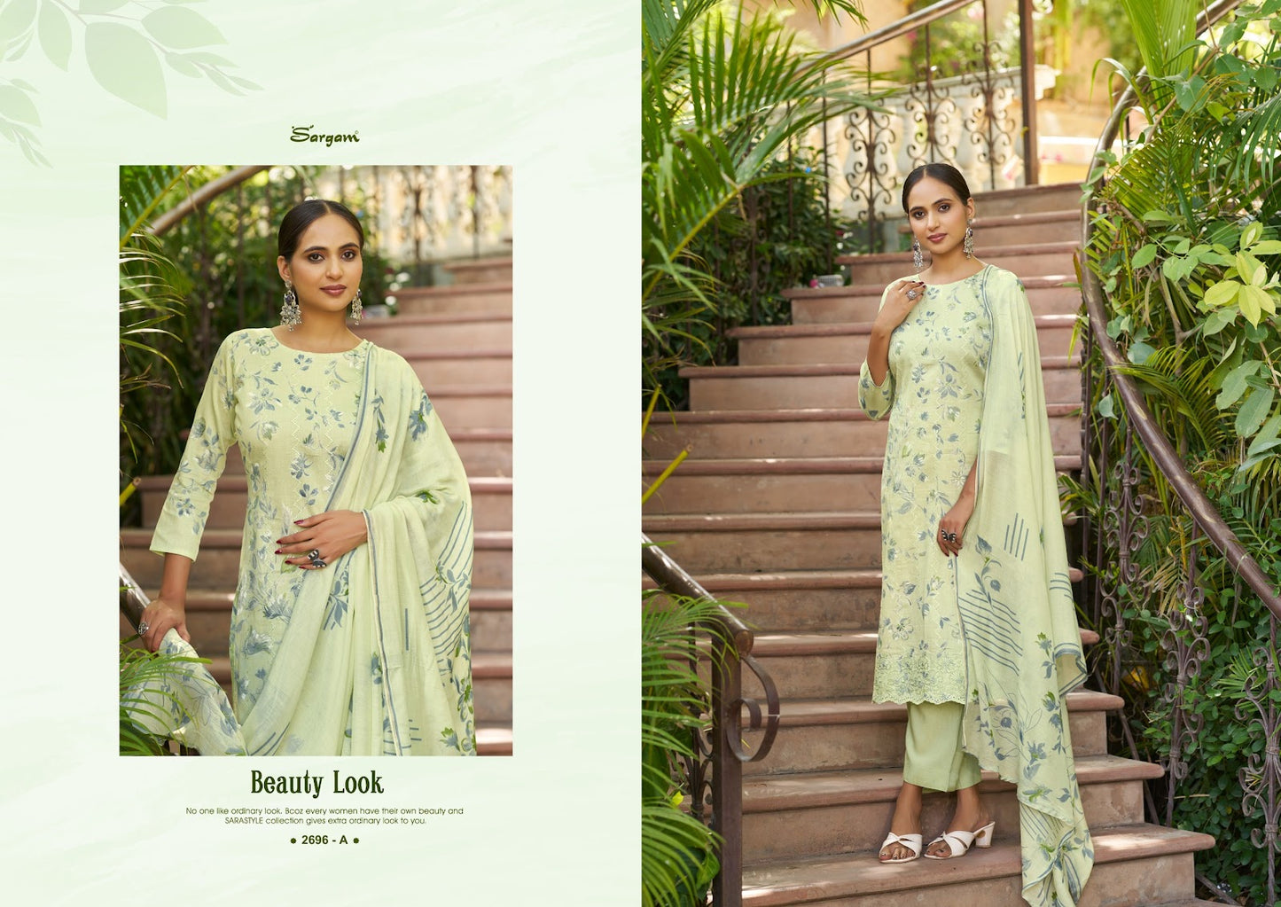Sherlin Sargam Prints Pure Jam Pant Style Suits Exporter