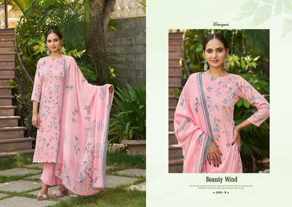 Sherlin Sargam Prints Pure Jam Pant Style Suits Exporter