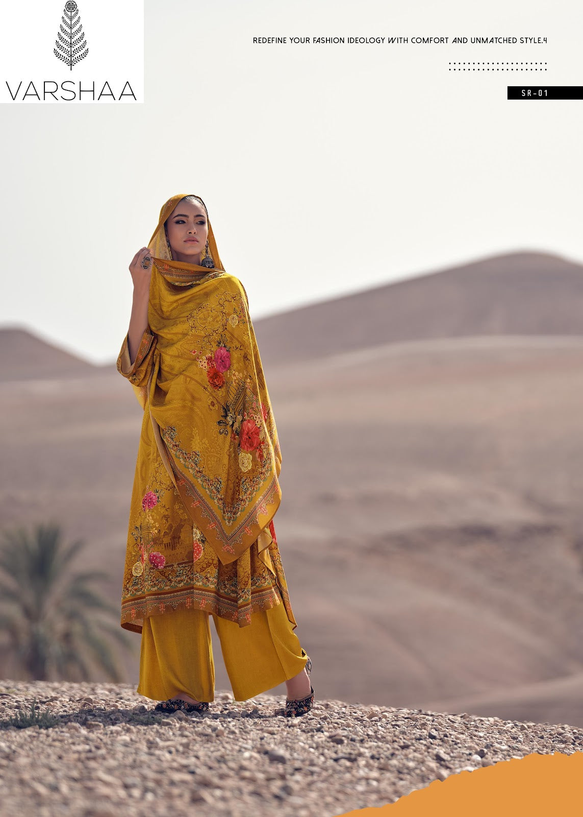 Sheron Varshaa Crape Plazzo Style Suits Manufacturer Ahmedabad