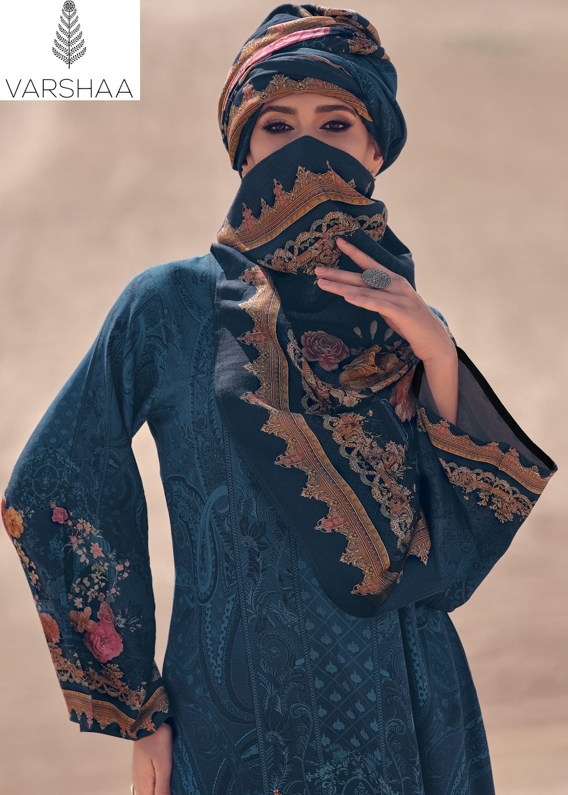 Sheron Varshaa Crape Plazzo Style Suits Manufacturer Ahmedabad