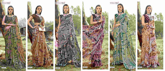 Shesha Vol 2 Vallabhi Prints Georgette Sarees Manufacturer
