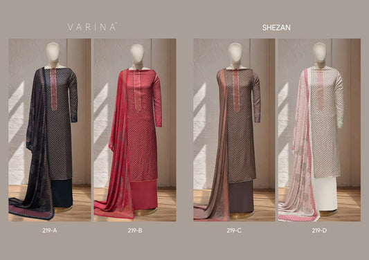 Shezan Varina Pashmina Suits Wholesale Price