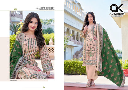 Shezlin Al Karam Cotton Reyon Karachi Salwar Suits Wholesaler