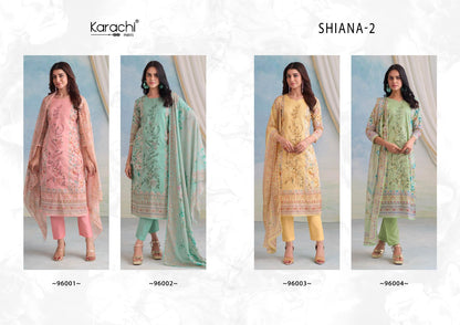 Shiana 2 Karachi Prints Pure Lawn Pant Style Suits Wholesaler Gujarat