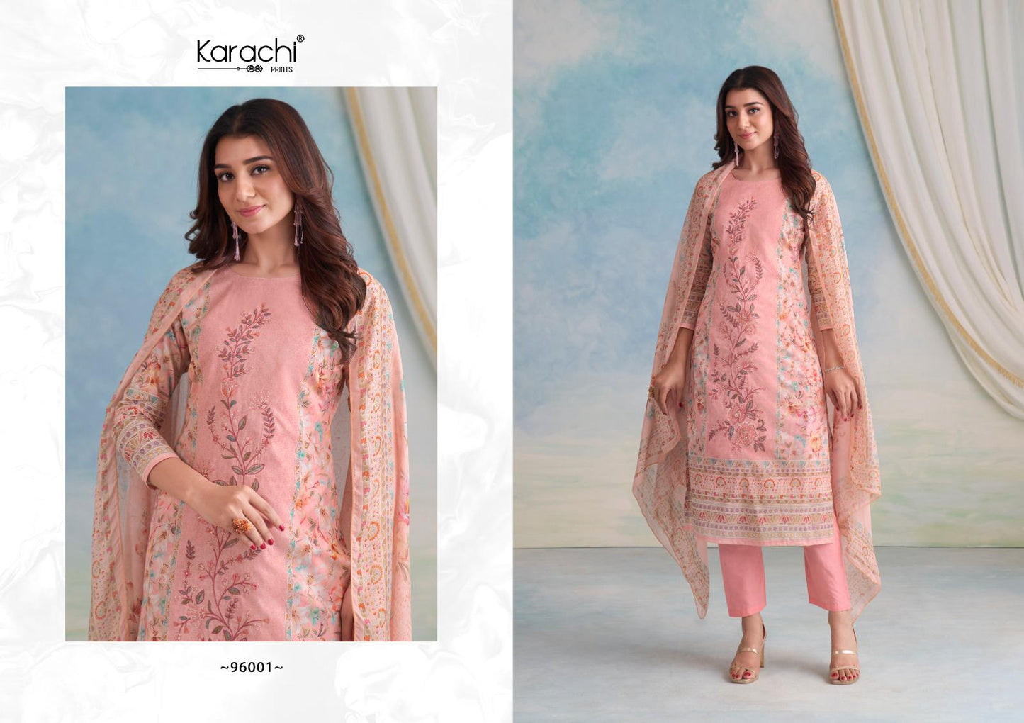 Shiana 2 Karachi Prints Pure Lawn Pant Style Suits Wholesaler Gujarat