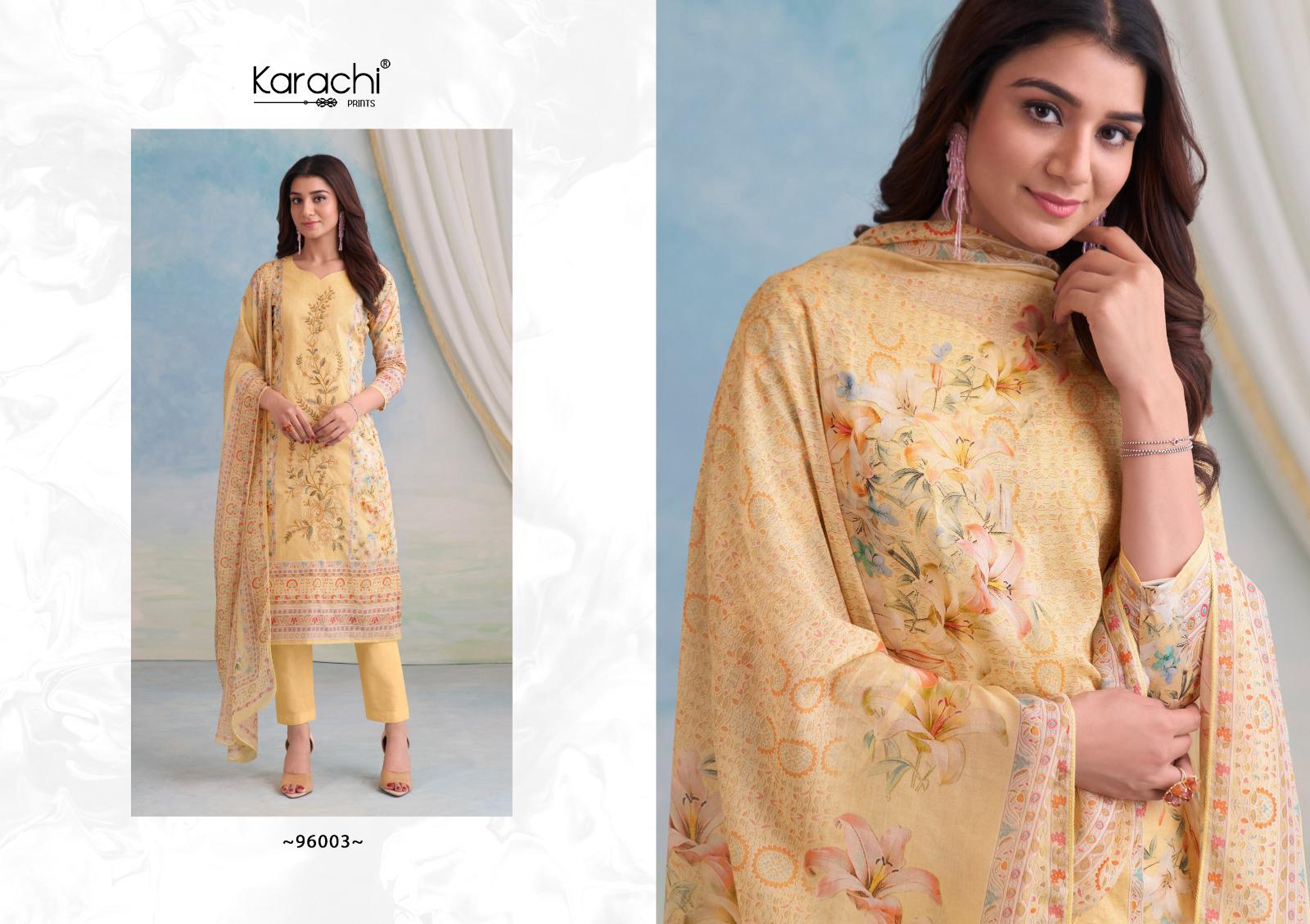 Shiana 2 Karachi Prints Pure Lawn Pant Style Suits Wholesaler Gujarat