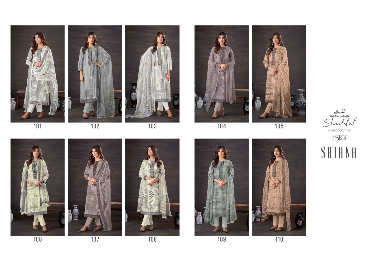 Shiana Shiddat Cotton Cambric Pant Style Suits Supplier India