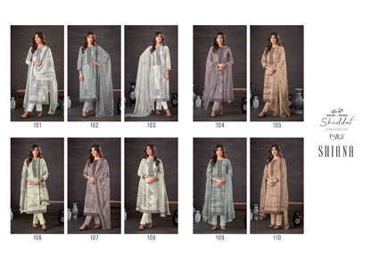 Shiana Shiddat Cotton Cambric Pant Style Suits Supplier India