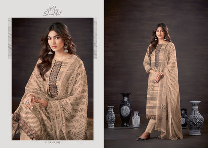 Shiana Shiddat Cotton Cambric Pant Style Suits Supplier India