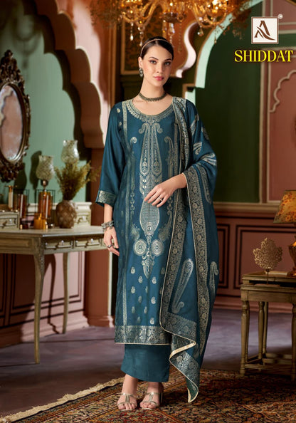 Shiddat Alok Viscose Pashmina Suits Wholesaler