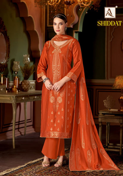 Shiddat Alok Viscose Pashmina Suits Wholesaler