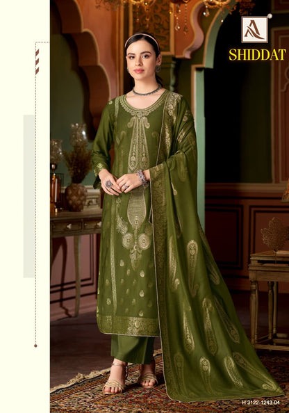 Shiddat Alok Viscose Pashmina Suits Wholesaler