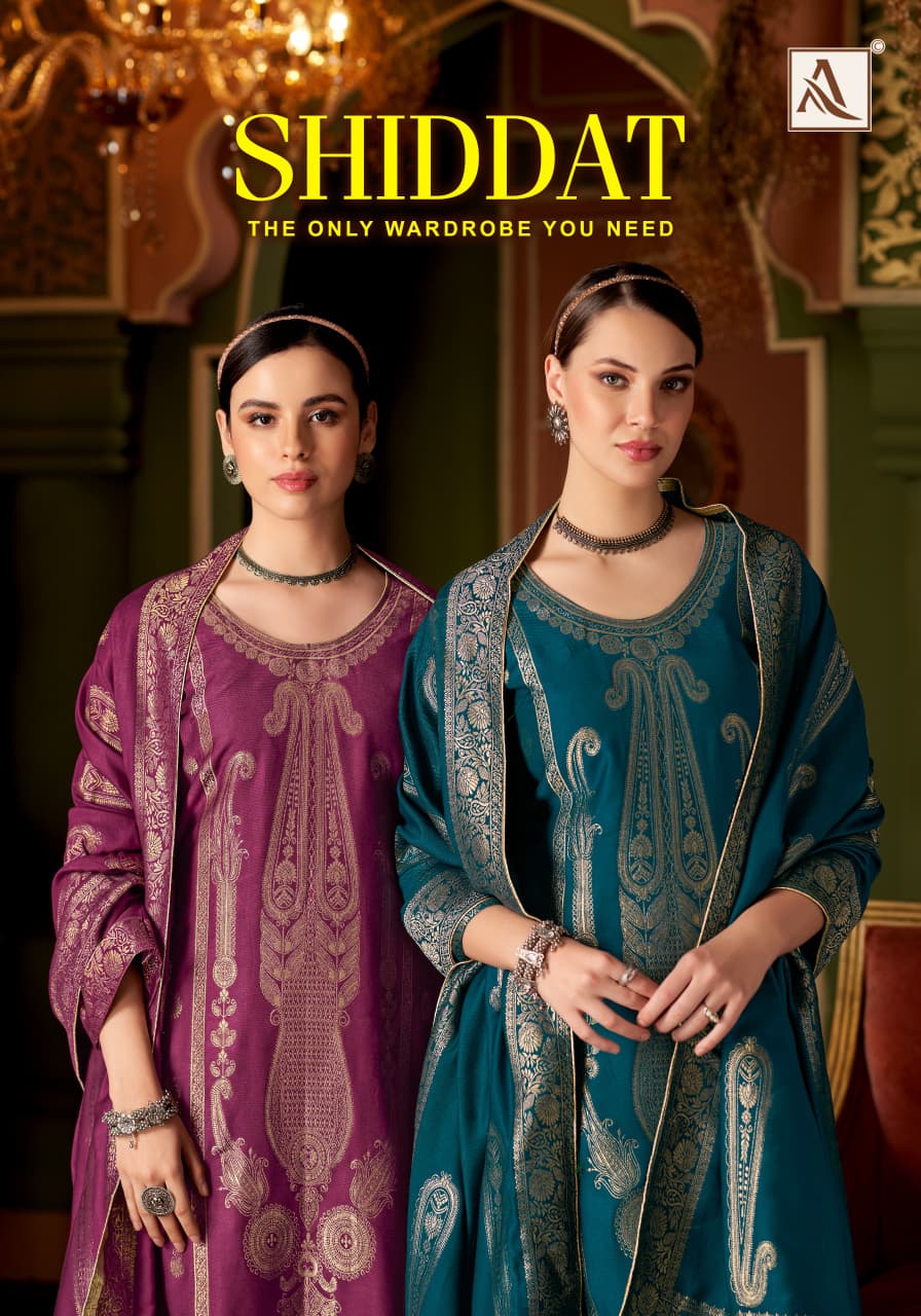 Shiddat Alok Viscose Pashmina Suits Wholesaler