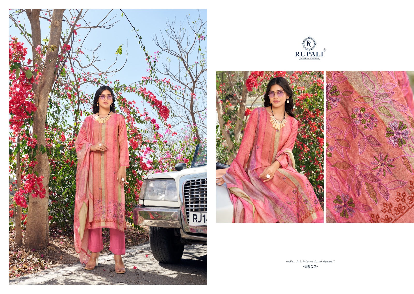 Shiddat Rupali Pure Muslin Pant Style Suits Wholesaler Ahmedabad
