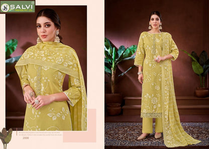 Shiddat Vol 2 Salvi Fashion Pure Lawn Pant Style Suits Wholesale
