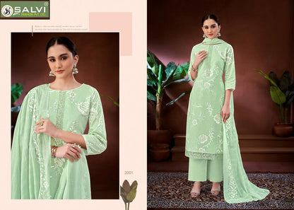Shiddat Vol 2 Salvi Fashion Pure Lawn Pant Style Suits Wholesale