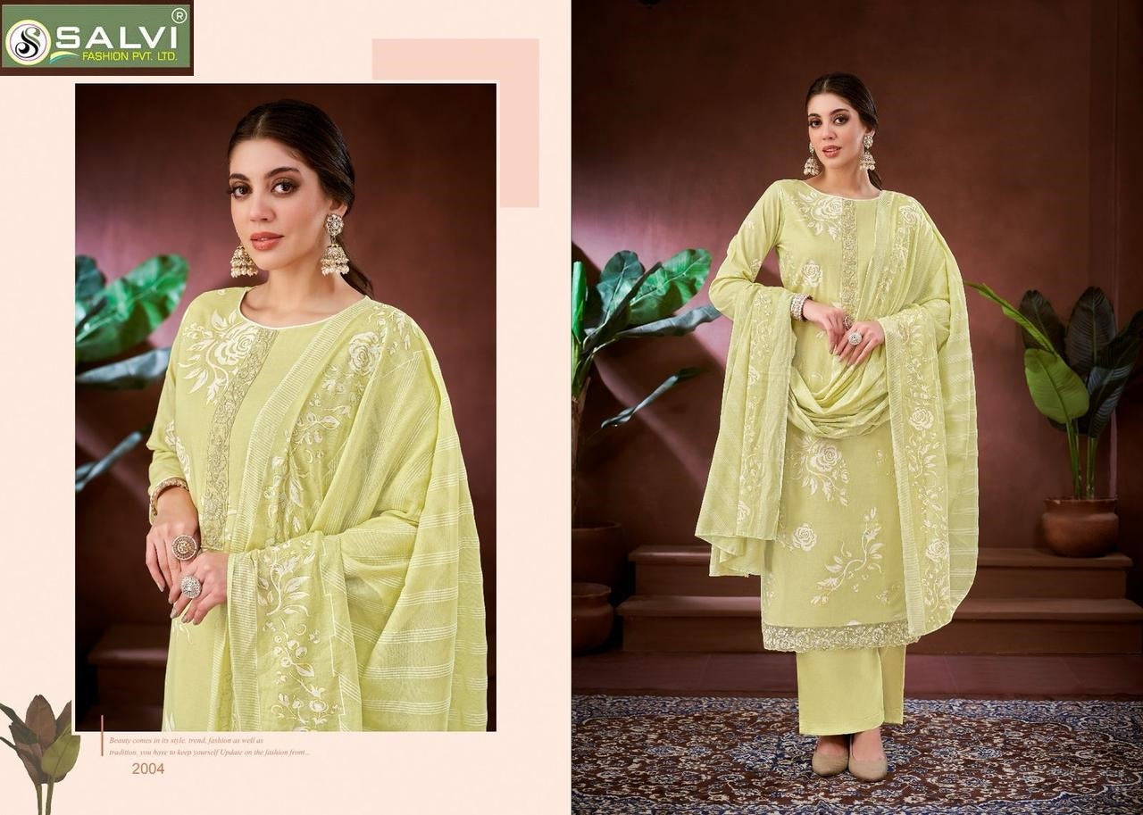 Shiddat Vol 2 Salvi Fashion Pure Lawn Pant Style Suits Wholesale