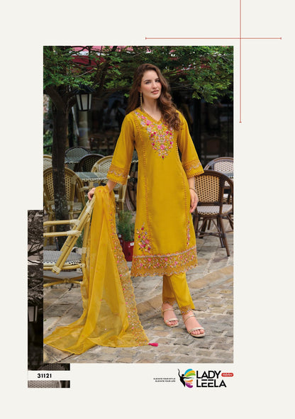 Shiddat Vol 5 Ladyleela Viscose Readymade Pant Style Suits Exporter