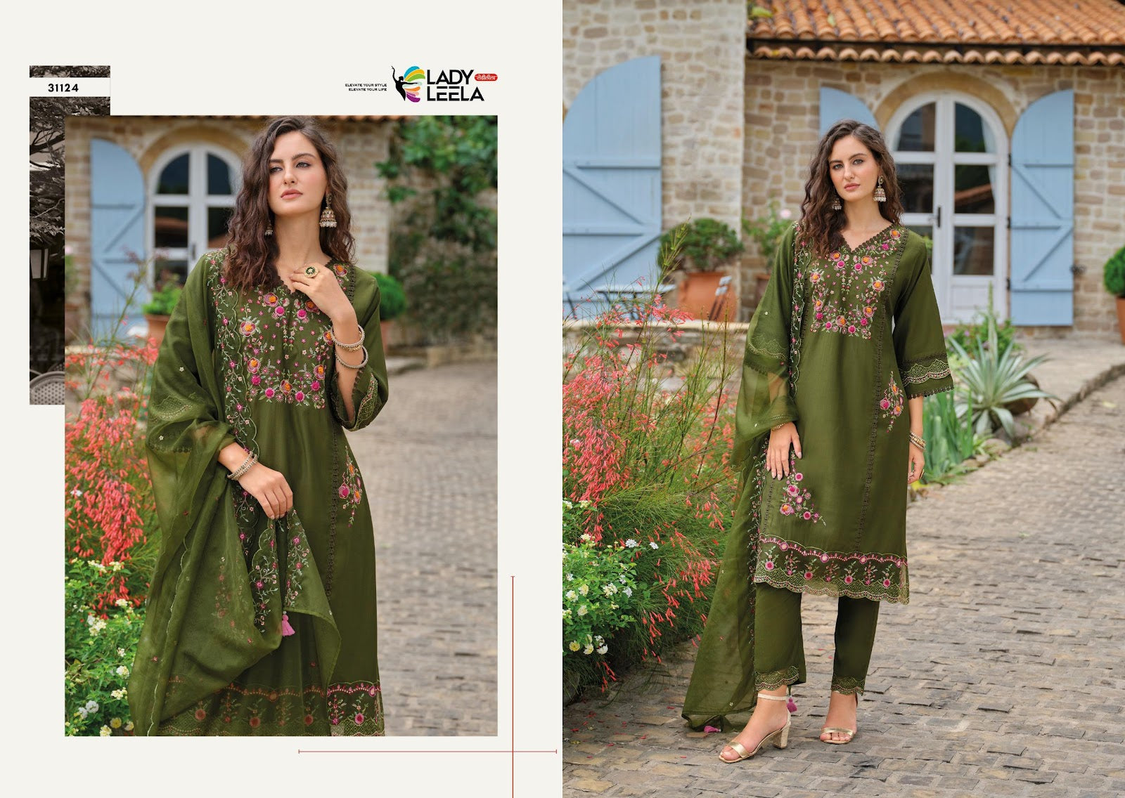 Shiddat Vol 5 Ladyleela Viscose Readymade Pant Style Suits Exporter