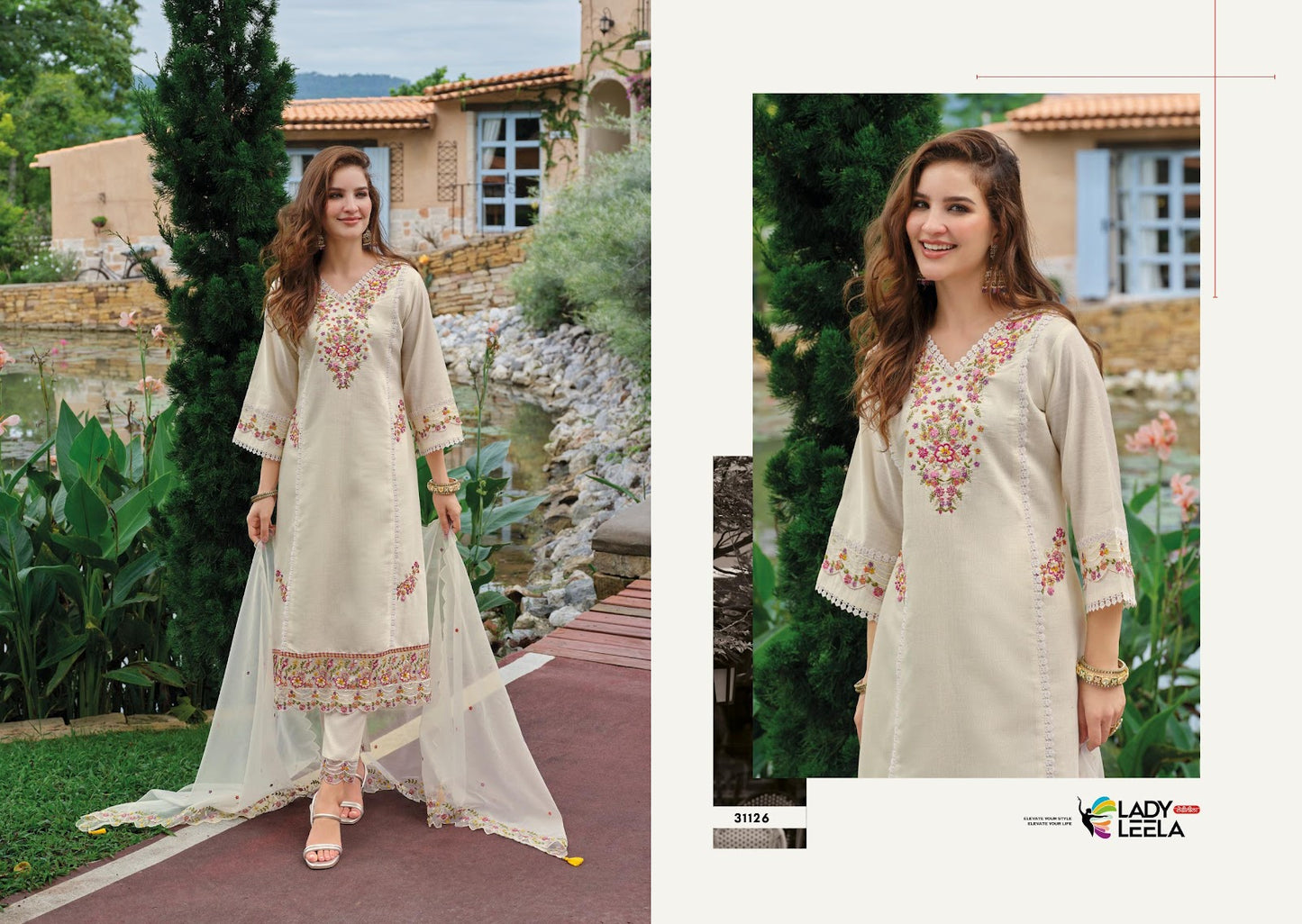 Shiddat Vol 5 Ladyleela Viscose Readymade Pant Style Suits Exporter