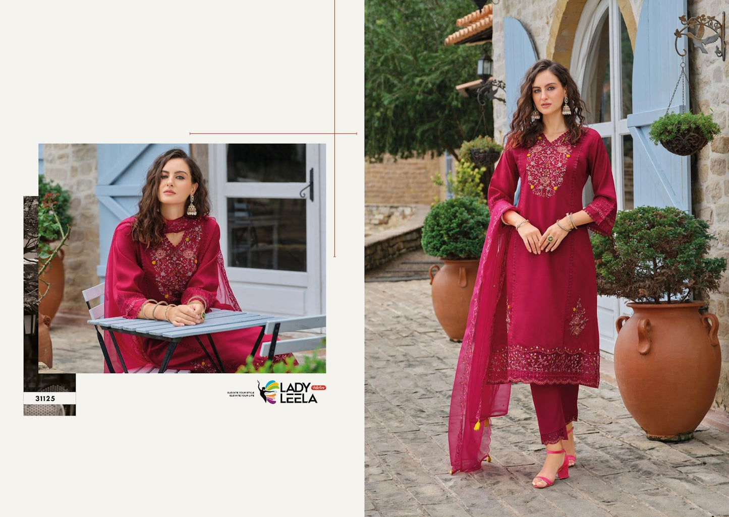Shiddat Vol 5 Ladyleela Viscose Readymade Pant Style Suits Exporter