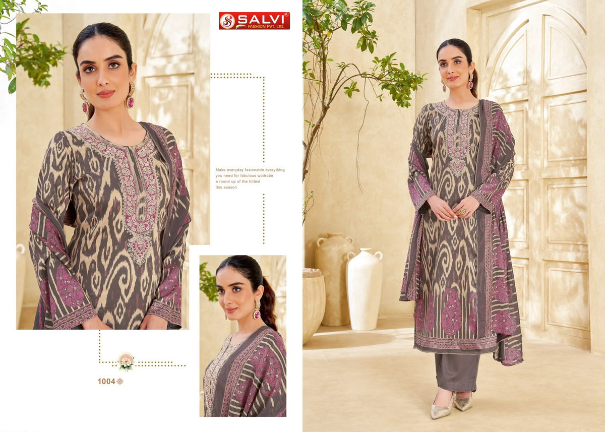 Shifa Salvi Fashion Gajji Silk Pant Style Suits Exporter Ahmedabad