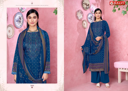Shifa Vol 2 Salvi Fashion Gajji Silk Pant Style Suits Manufacturer