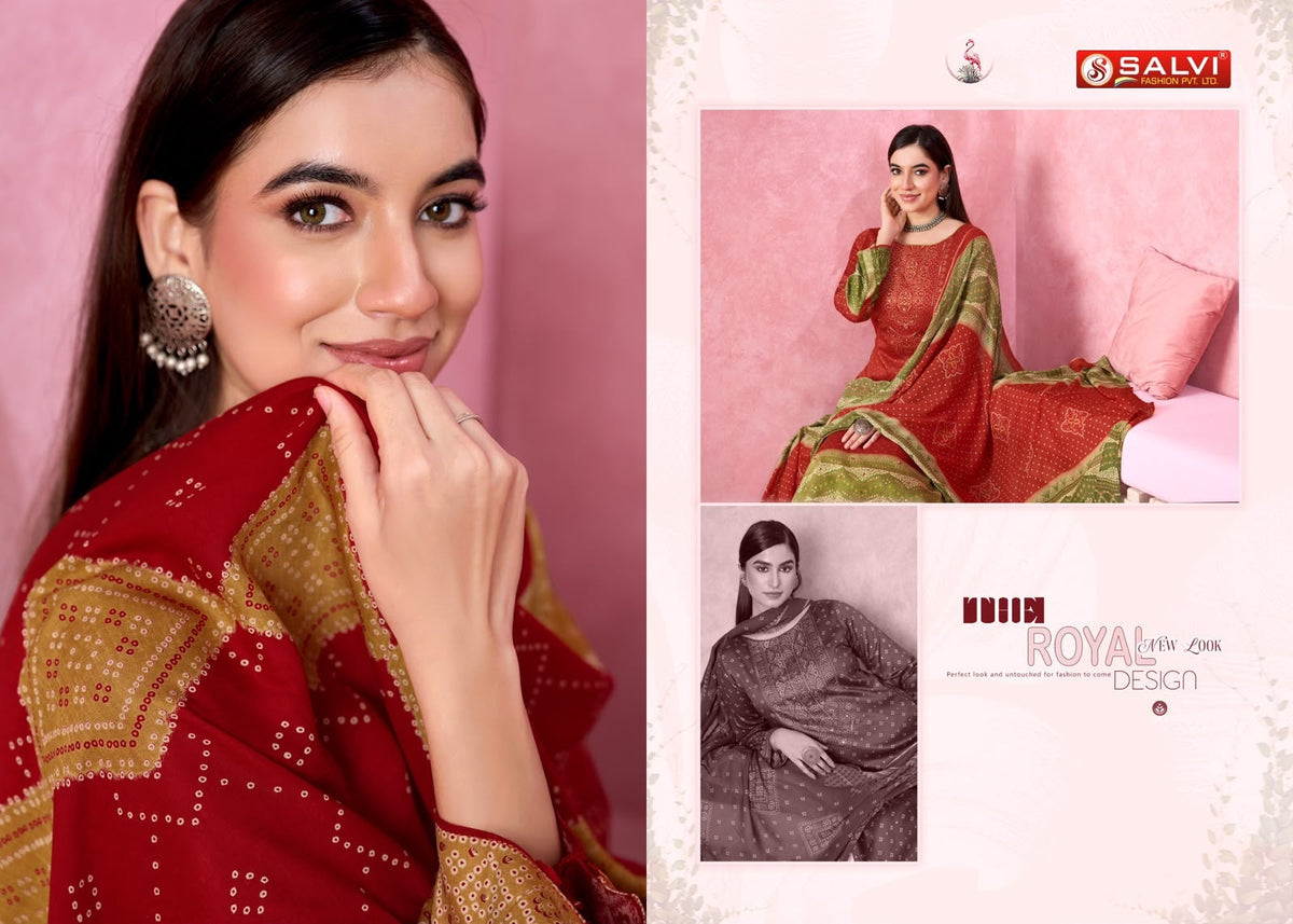 Shifa Vol 2 Salvi Fashion Gajji Silk Pant Style Suits Manufacturer