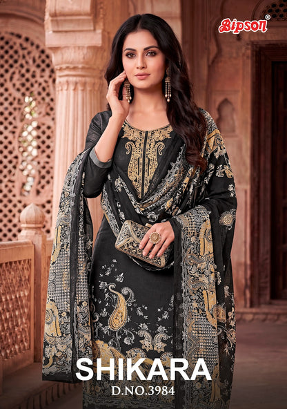 Shikara 3984 Bipson Prints Jam Satin Pant Style Suits Supplier