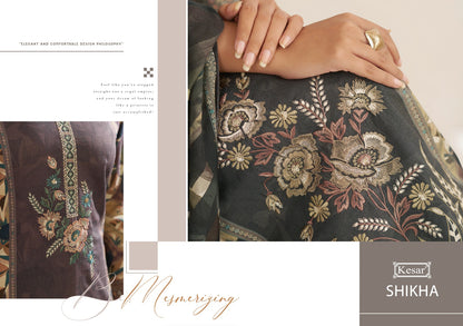 Shikha 6001 Kesar Satin Pant Style Suits Exporter Ahmedabad