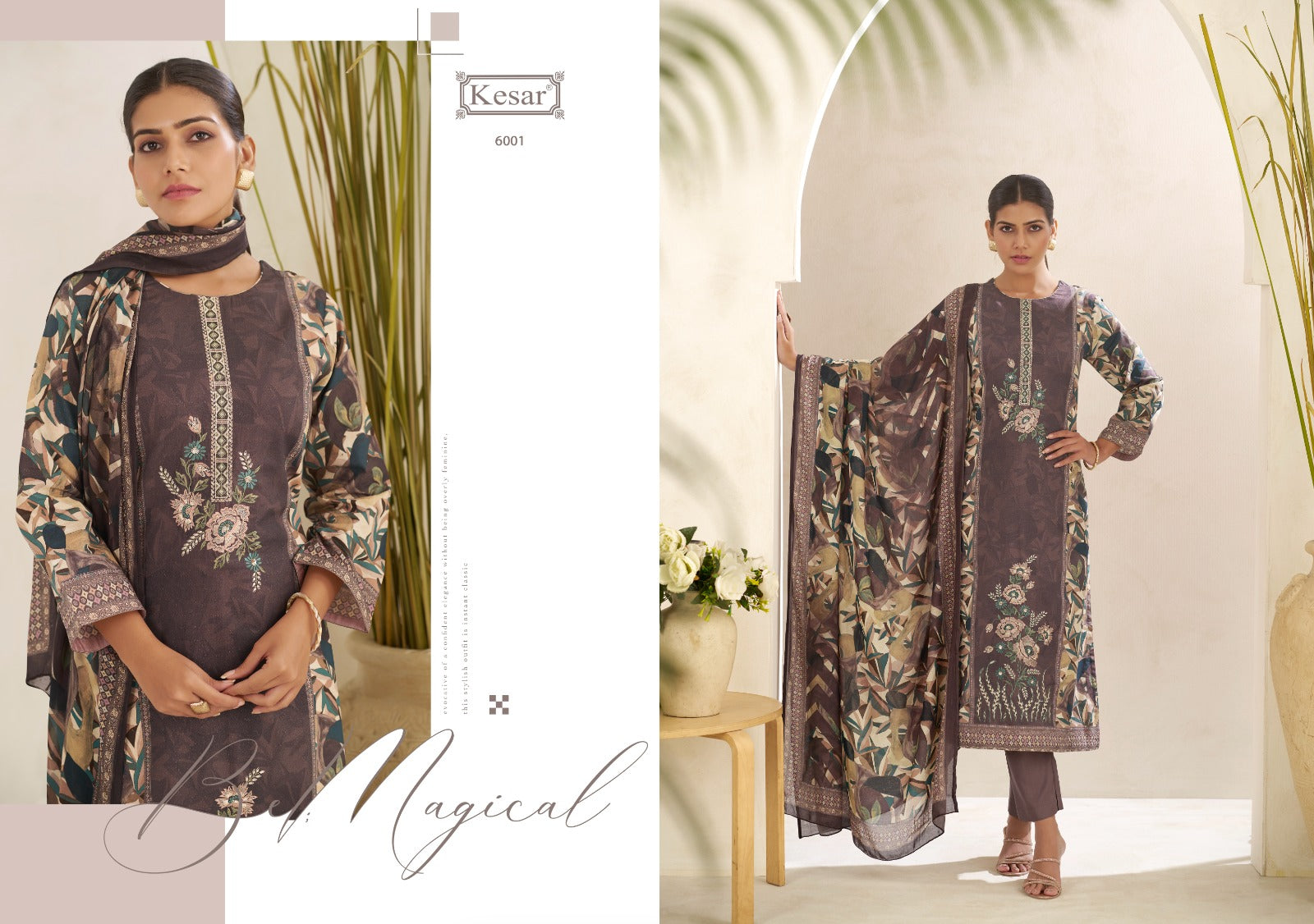 Shikha 6001 Kesar Satin Pant Style Suits Exporter Ahmedabad