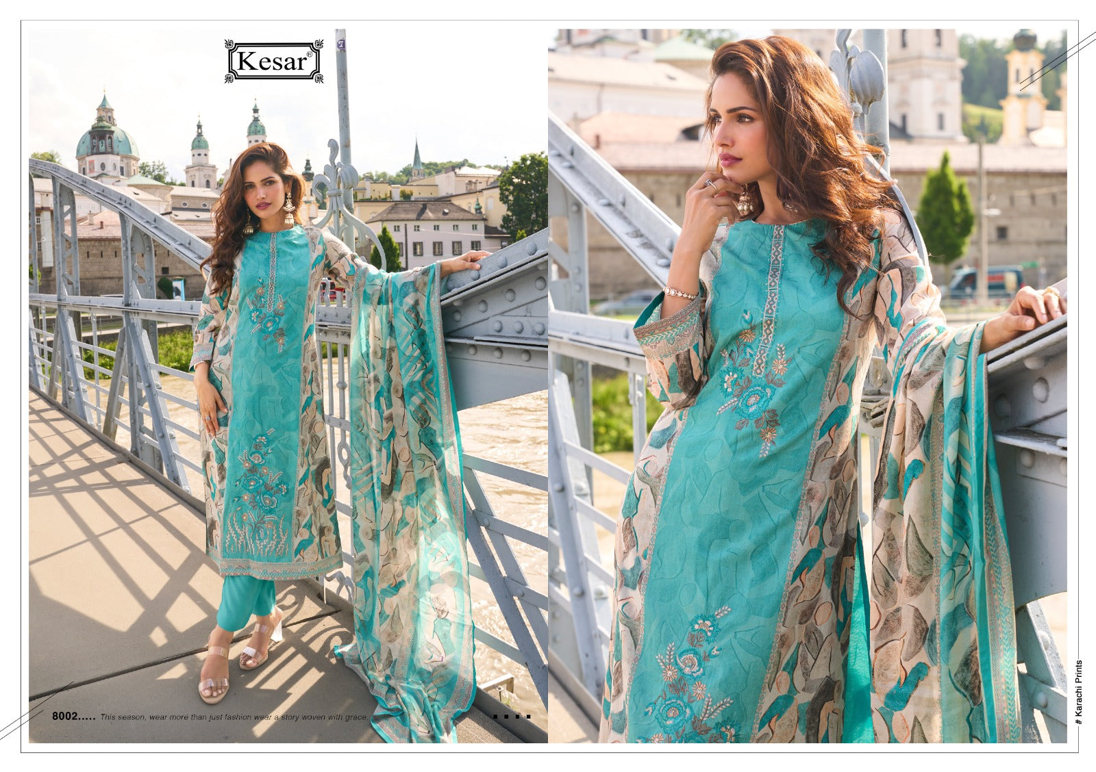 Shikha 8001 Kesar Satin Pant Style Suits Supplier Ahmedabad