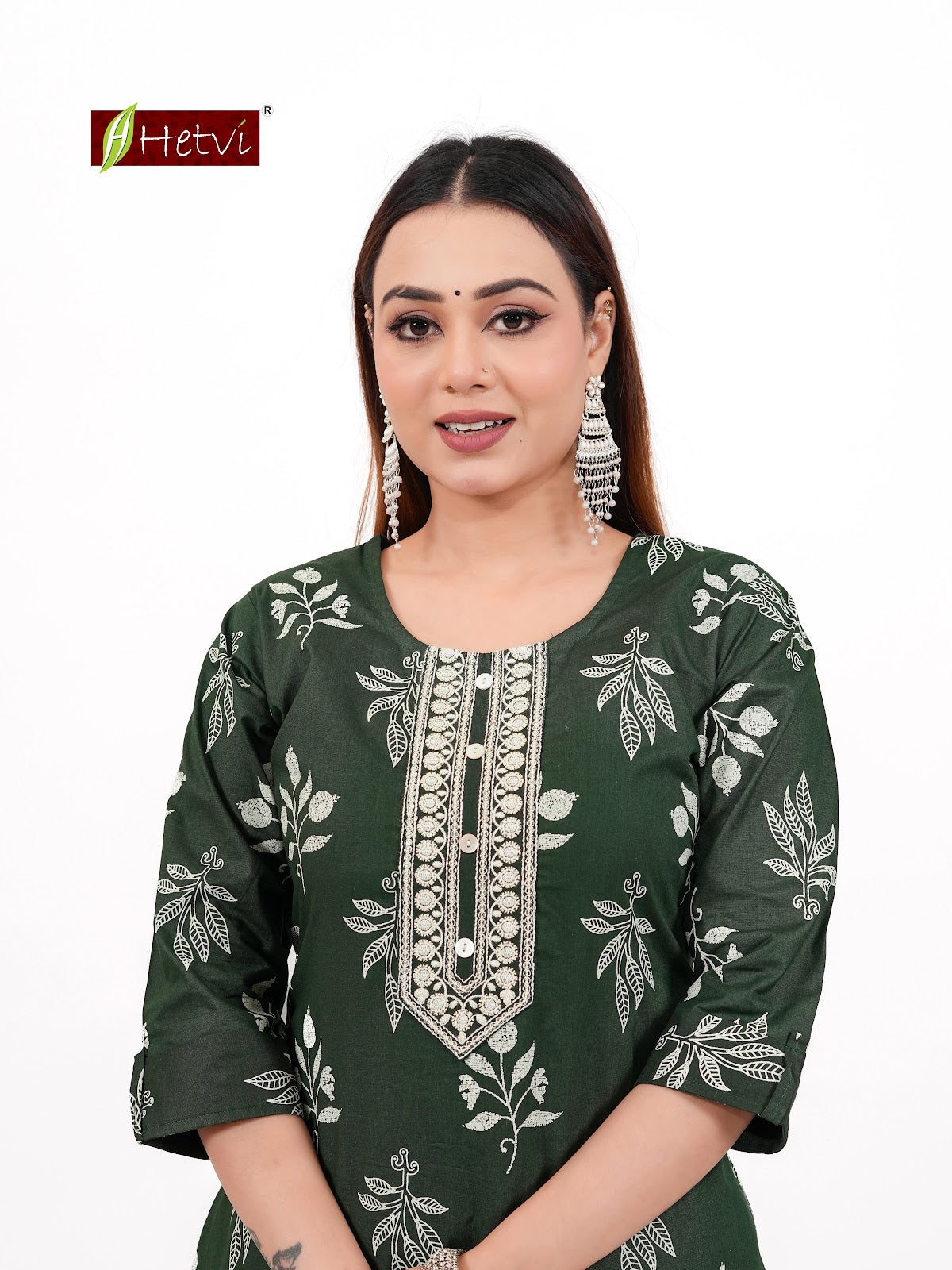 Shikha Hetvi Cotton Kurti Plazzo Set Wholesaler India