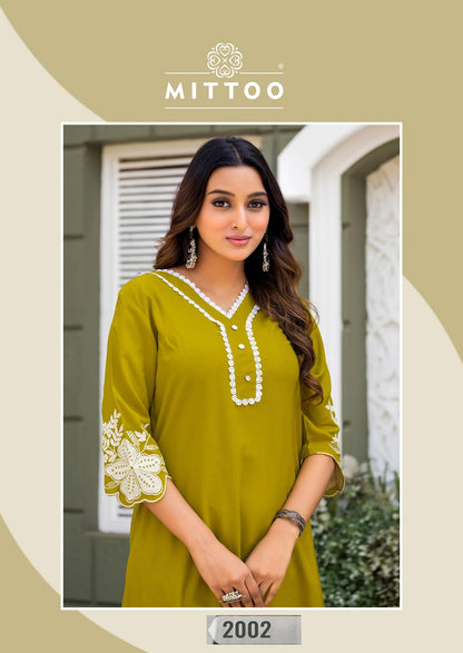 Shikha Mittoo Heavy Rayon Co Ord Set Supplier India