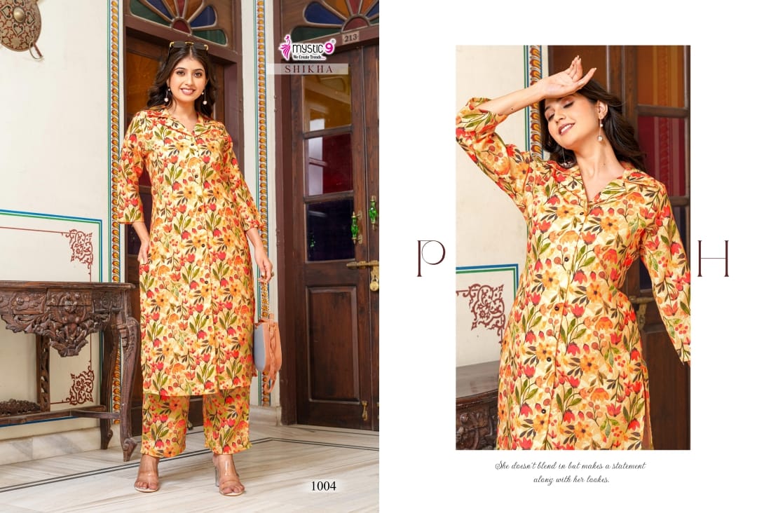 Shikha Vol 1 Mystic 9 Linen Co Ord Set Exporter India