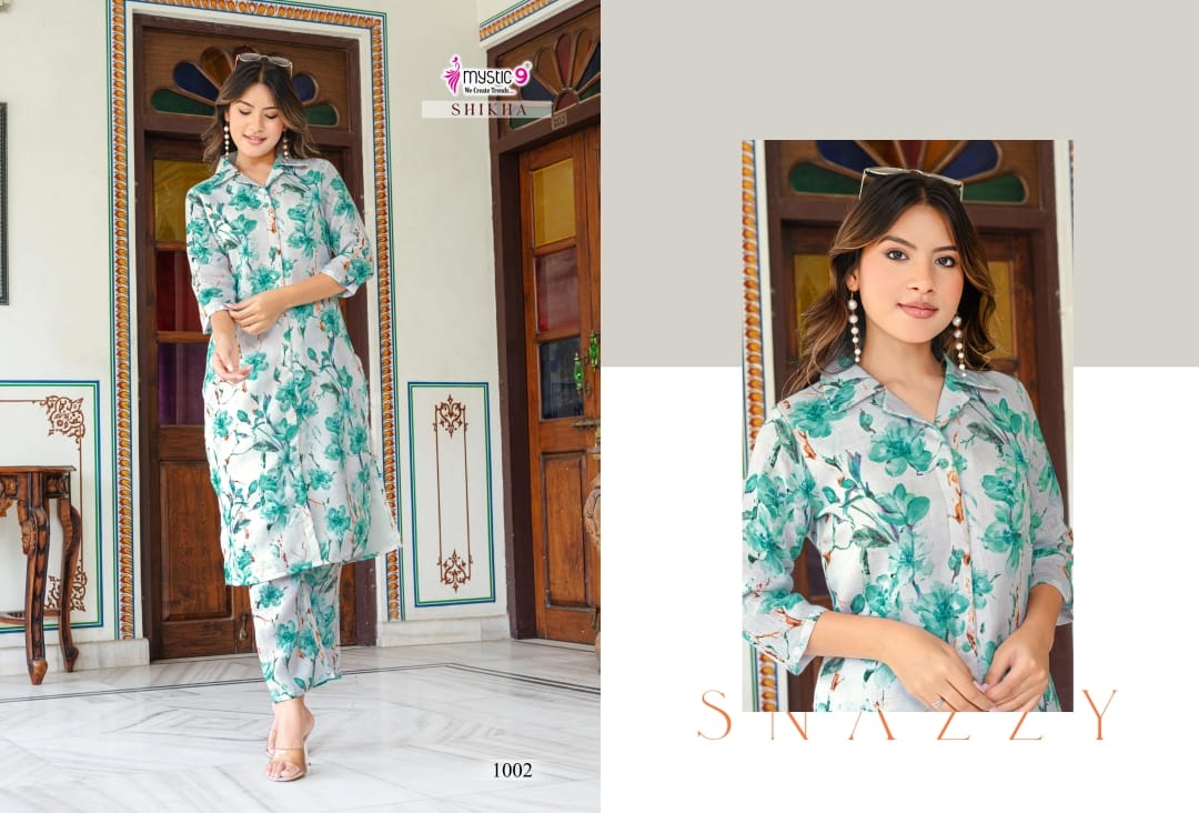 Shikha Vol 1 Mystic 9 Linen Co Ord Set Exporter India