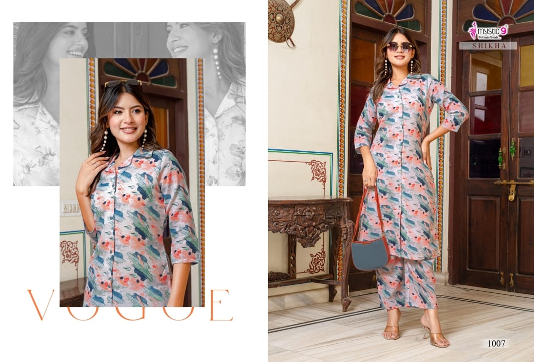 Shikha Vol 1 Mystic 9 Linen Co Ord Set Exporter India