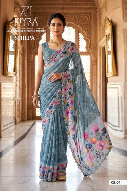 Shilpa Kiyra Weightless Sarees Wholesale Price