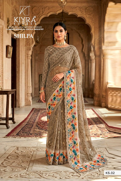 Shilpa Kiyra Weightless Sarees Wholesale Price