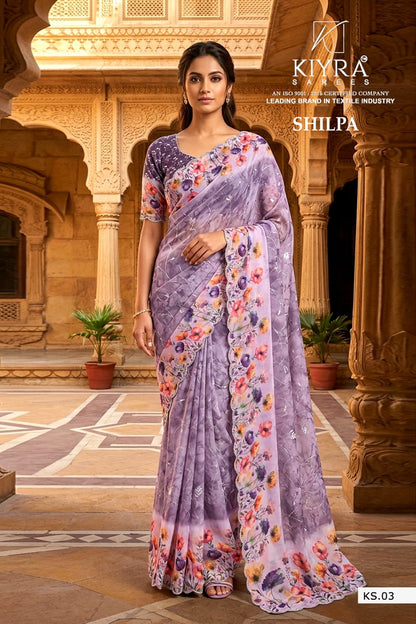 Shilpa Kiyra Weightless Sarees Wholesale Price