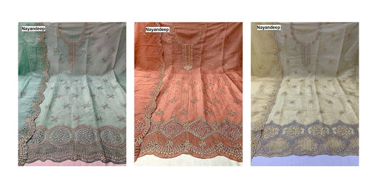 Shilpa Nayandeep Silk Salwar Suits Supplier