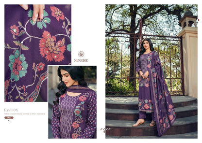 Shilpa Once Again Sunrise Jam Satin Pant Style Suits Wholesale
