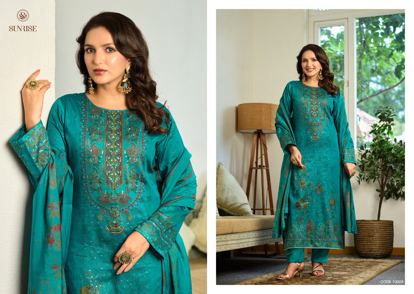 Shilpa Vol 10 Sunrise Jam Satin Pant Style Suits Manufacturer Gujarat