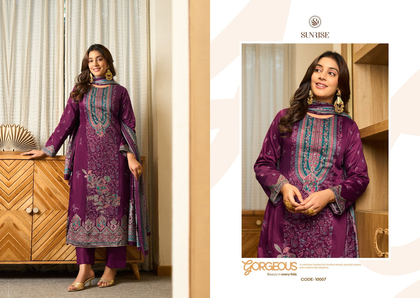 Shilpa Vol 10 Sunrise Jam Satin Pant Style Suits Manufacturer Gujarat