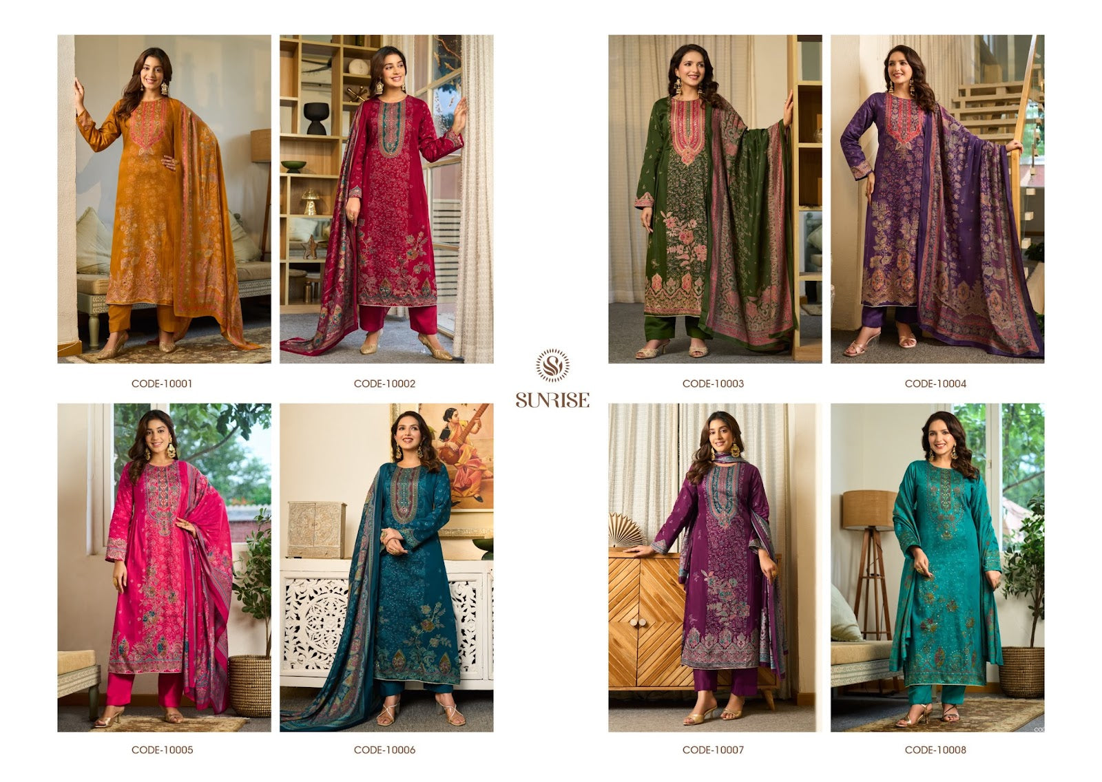 Shilpa Vol 10 Sunrise Jam Satin Pant Style Suits Manufacturer Gujarat